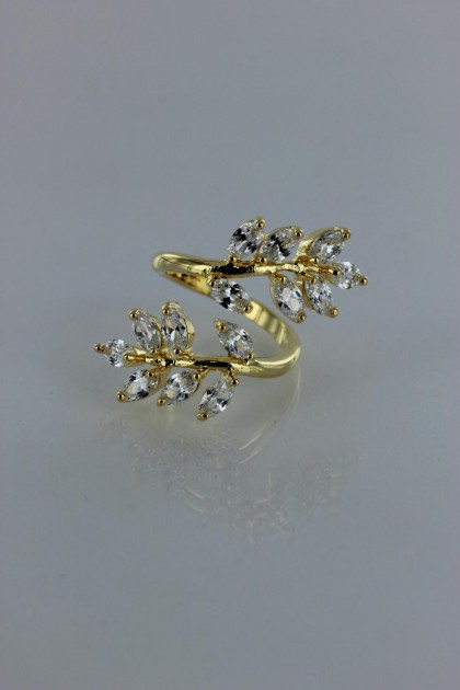 Marque boat leave adjustable CZ ring 