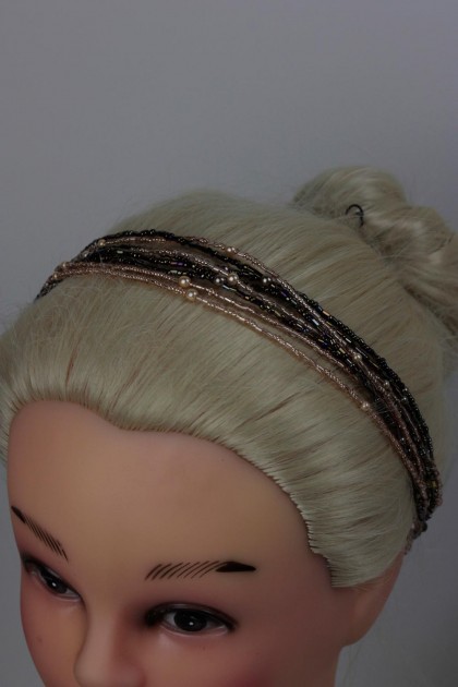 Bead elastic headband 