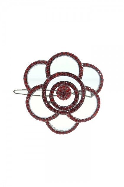 round rose hair pin 