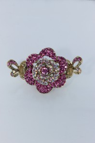 Rose bridal hair clip jewelry