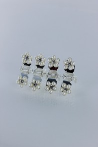SMALL PEARL FLOWER CLIP PACKGAGE