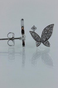 Elegancy buterfly CZ Earring 