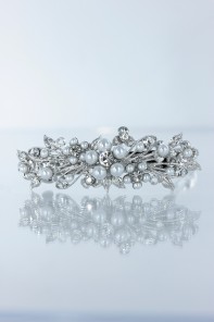 Small flower hair barrette jewelry for weding 