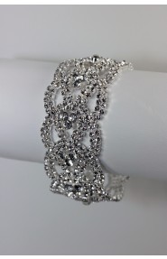 1300-1 Elegance rhinestone wedding bracelet