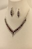 Baroko rhinestone necklace set