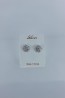 Sun Cubic Zirconia earring with silver post